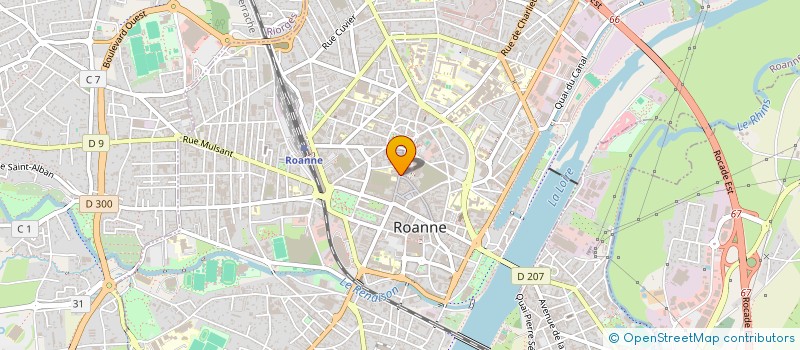 localisation de l'entreprise SARL RIVELEC à ROANNE