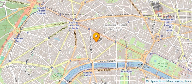 localisation de l'entreprise SARL RIVIERA  PARIS