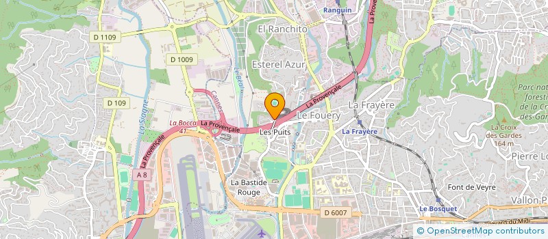 localisation de l'entreprise SARL RIVIERA INTERNATIONAL SERVICES (RIS)  CANNES