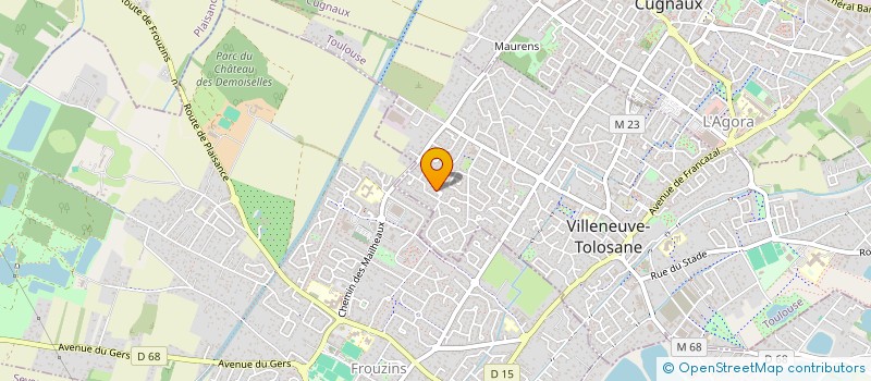 localisation de l'entreprise SARL RIVIERE PEINTURE à VILLENEUVE-TOLOSANE