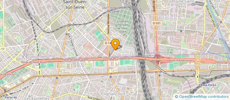 localisation de l'entreprise SARL RJ à SAINT-OUEN-SUR-SEINE
