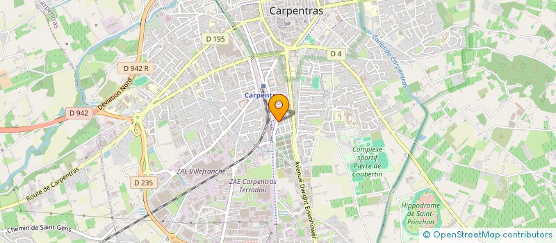 localisation de l'entreprise SARL RJ DIFFUSION à CARPENTRAS