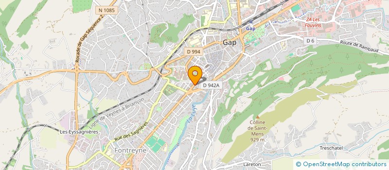 localisation de l'entreprise SARL RJM  GAP