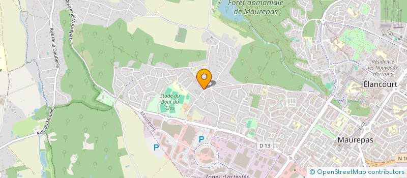 localisation de l'entreprise SARL RM BATIMENT à MAUREPAS