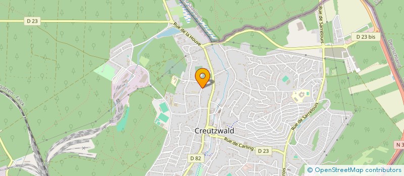 localisation de l'entreprise SARL RM CONTRUCTION  CREUTZWALD