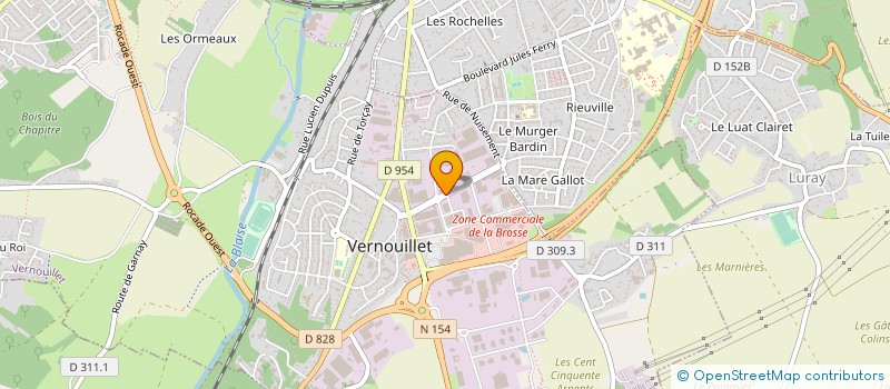 localisation de l'entreprise SARL RM LOCATION à VERNOUILLET