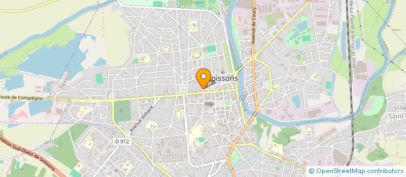 localisation de l'entreprise SARL RM NOBLECOURT à SOISSONS