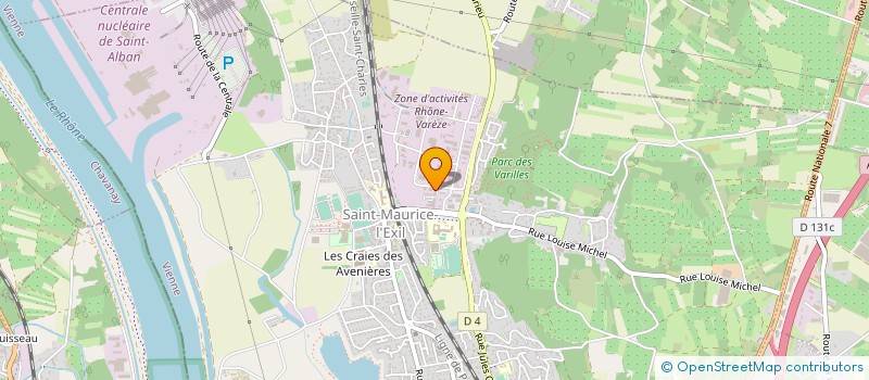 localisation de l'entreprise SARL RM SERVICES à SAINT-MAURICE-L'EXIL