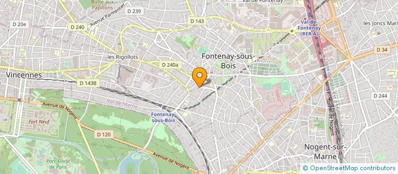 localisation de l'entreprise SARL RME à FONTENAY-SOUS-BOIS