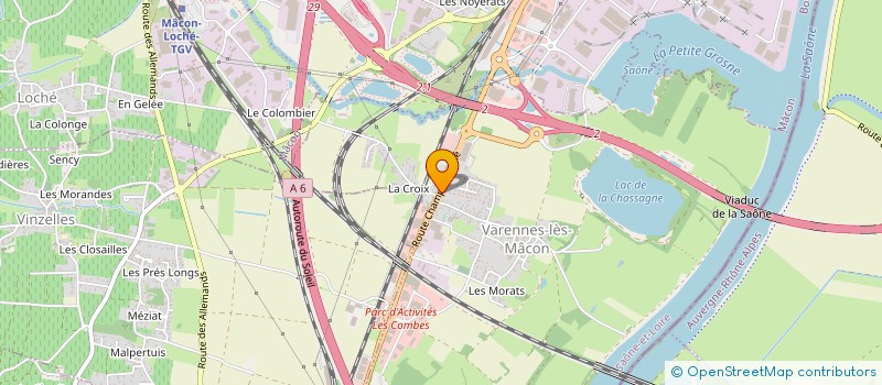 localisation de l'entreprise SARL RN6 CUISINE 71 à VARENNES-LES-MACON