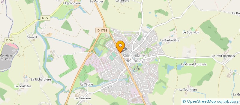 localisation de l'entreprise SARL ROBARD à MONTAIGU-VENDEE