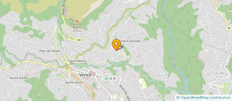 localisation de l'entreprise SARL ROBELIANE  VENCE