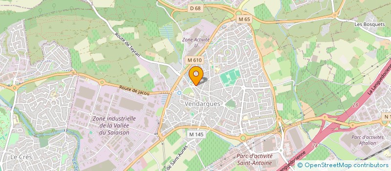 localisation de l'entreprise SARL ROBERT à VENDARGUES