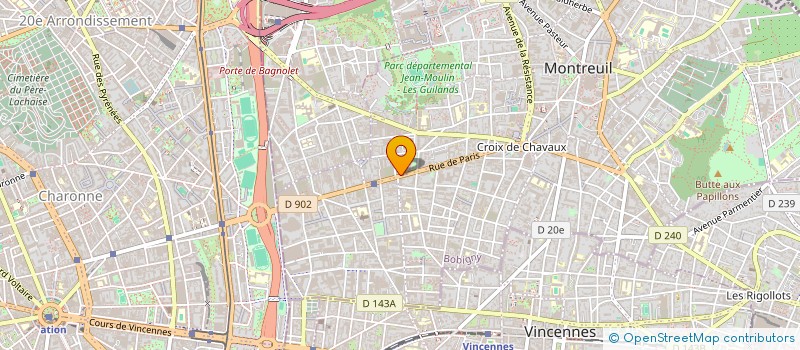 localisation de l'entreprise SARL ROBERT 55 à MONTREUIL