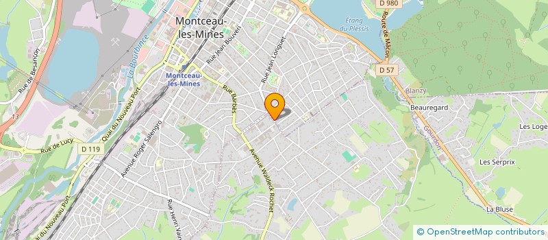 localisation de l'entreprise SARL ROBERT CAILLOT à MONTCEAU-LES-MINES