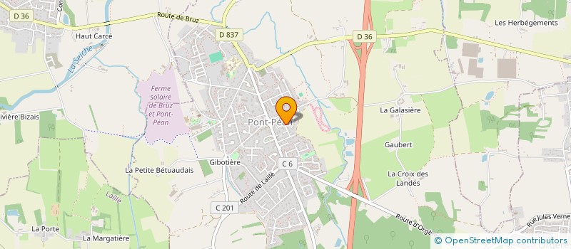 localisation de l'entreprise SARL ROBERT DANIEL à PONT-PEAN