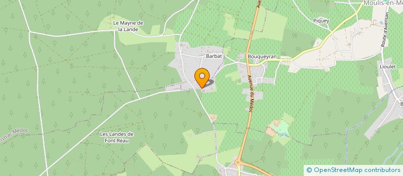 localisation de l'entreprise SARL ROBERT ET FILS à MOULIS-EN-MEDOC