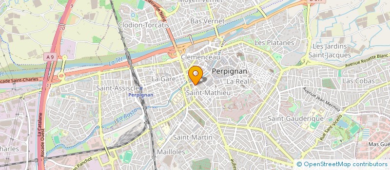 localisation de l'entreprise SARL ROBERT GRAVEUR  PERPIGNAN
