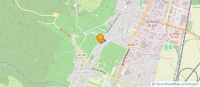 localisation de l'entreprise SARL ROBERT GROSSA ET ASSOCIES à MARSANNAY-LA-COTE