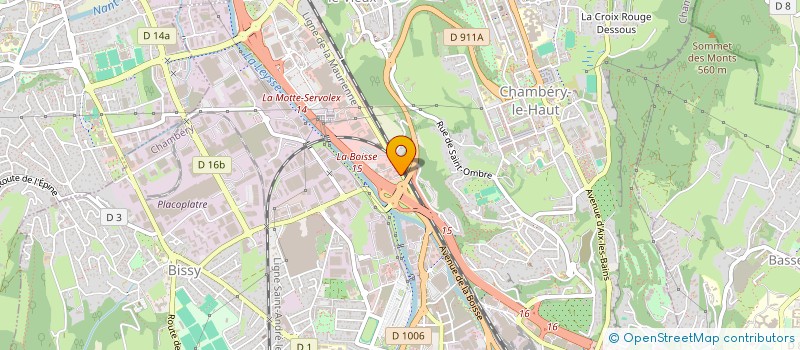 localisation de l'entreprise SARL ROBERT JANIN  CHAMBERY