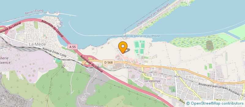 localisation de l'entreprise SARL ROBERT ROUX ET COMPAGNIE à CHATEAUNEUF-LES-MARTIGUES