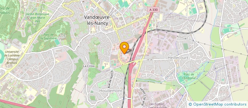 localisation de l'entreprise SARL ROBERVAL à VANDŒUVRE-LES-NANCY