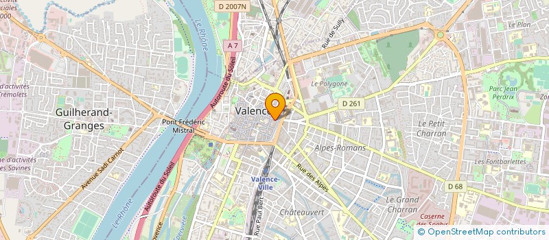 localisation de l'entreprise SARL ROBIN à VALENCE
