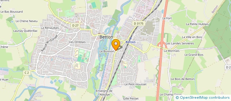localisation de l'entreprise SARL ROBJOSS à BETTON