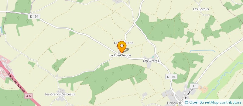 localisation de l'entreprise SARL ROBLIN  PRECY-SUR-VRIN