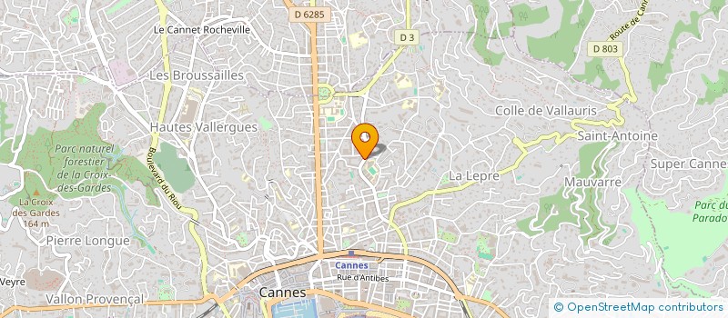 localisation de l'entreprise SARL ROBOLAV à CANNES