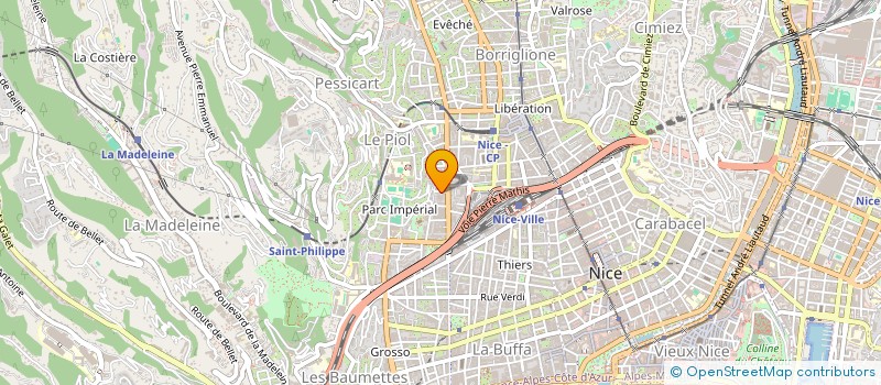 localisation de l'entreprise SARL ROC PEINTURE à NICE