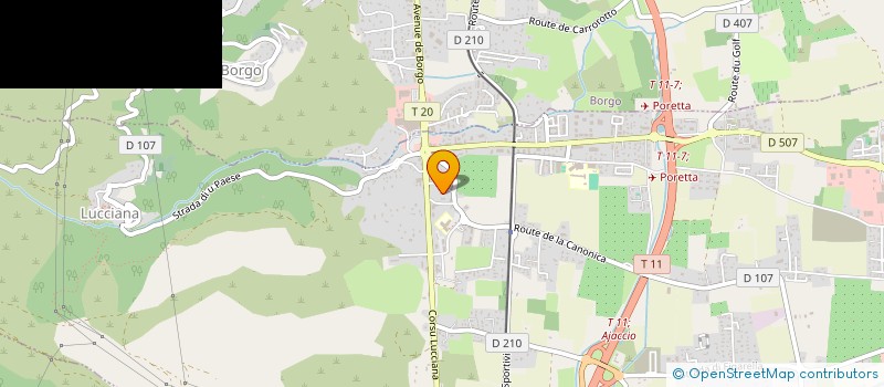 localisation de l'entreprise SARL ROCCABIANCA  LUCCIANA