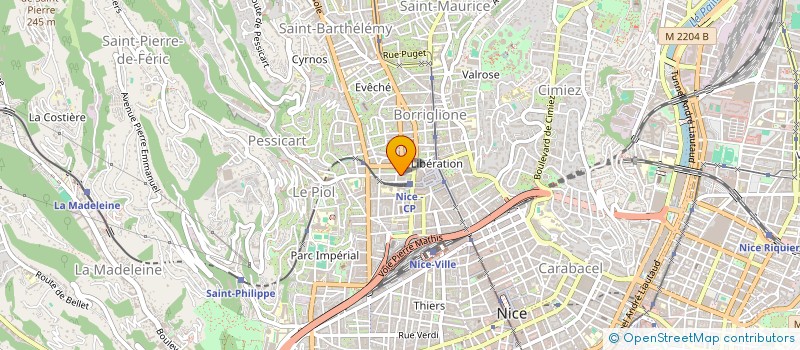 localisation de l'entreprise SARL ROCHAZUR à NICE