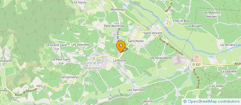 localisation de l'entreprise SARL ROCHE ANTONIN ET FILS à QUINCIE-EN-BEAUJOLAIS