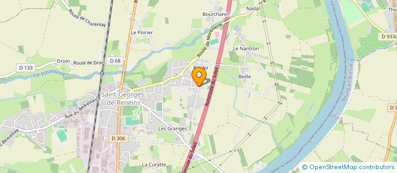 localisation de l'entreprise SARL ROCHE FRERES à SAINT GEORGES DE RENEINS
