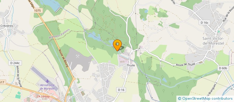 localisation de l'entreprise SARL ROCHE PLAGE  MORESTEL