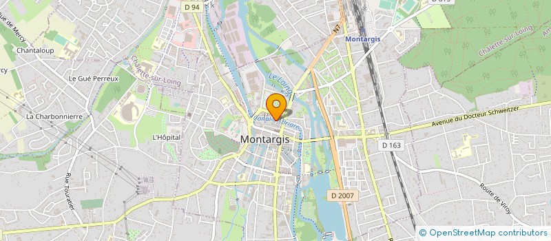 localisation de l'entreprise SARL ROCHER à MONTARGIS