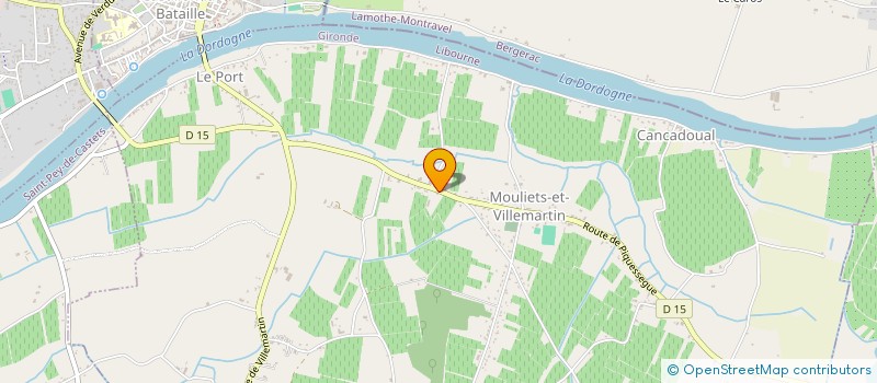 localisation de l'entreprise SARL ROCHER FRANCE  MOULIETS-ET-VILLEMARTIN