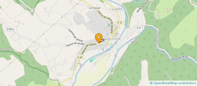 localisation de l'entreprise SARL ROCHERSPORT à ROQUECOURBE