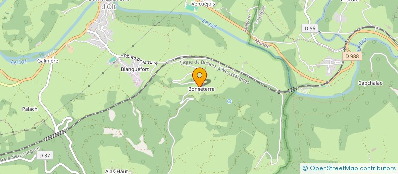 localisation de l'entreprise SARL RODIER  CAMPAGNAC