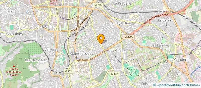 localisation de l'entreprise SARL RODIER DISTRIBUTION à CLERMONT-FERRAND