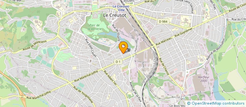 localisation de l'entreprise SARL RODMAT à LE CREUSOT