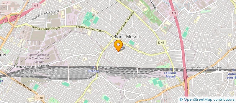 localisation de l'entreprise SARL RODOS à LE BLANC-MESNIL