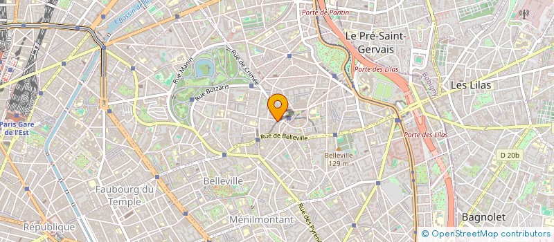 localisation de l'entreprise SARL RODRIGUES  PARIS