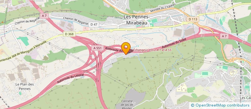 localisation de l'entreprise SARL RODRIGUES à LES PENNES MIRABEAU