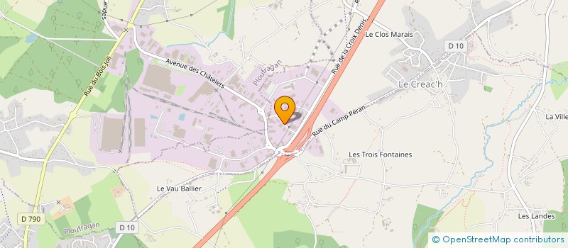 localisation de l'entreprise SARL RODRIGUES MANUEL  TREGUEUX