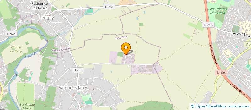 localisation de l'entreprise SARL RODRIGUES RAVALEMENT  VARENNES-JARCY