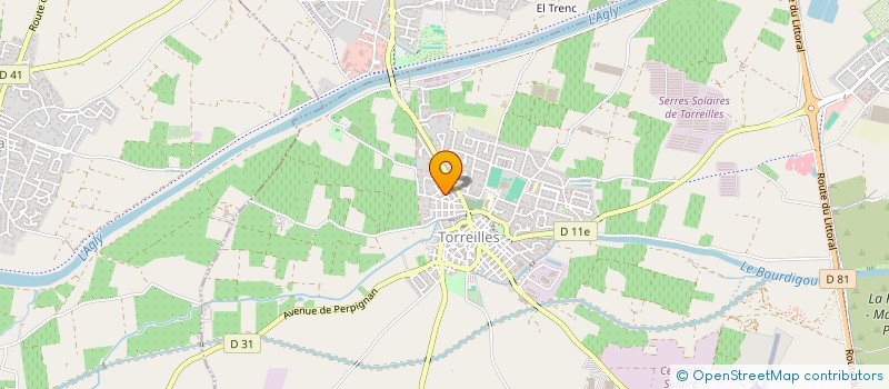 localisation de l'entreprise SARL RODRIGUEZ à TORREILLES
