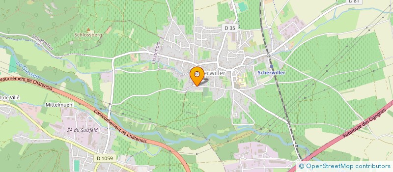 localisation de l'entreprise SARL ROEDERER  SCHERWILLER