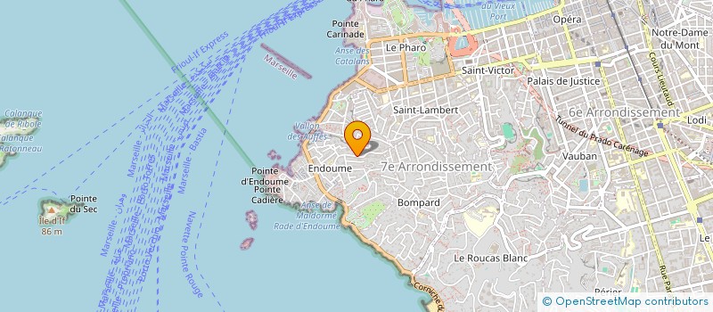 localisation de l'entreprise SARL ROGER BONNET IMPRIMERIE à MARSEILLE